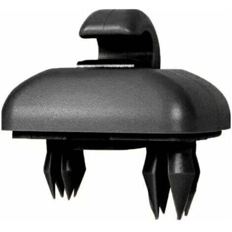 Alovez - Crochets pare-soleil Audi Fixation pare-soleil 2pcs noir, compatible A1/A3/A4/A5/Q3/Q5/A7 Propriétaires d'Audi (1/4)