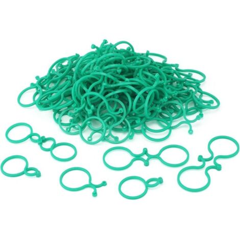 200Pièces Clips Support pour Jardin Plantes Clips de Fixation pour tomates Réutilisable Pinces Plantes Plastique-4x2.5cm