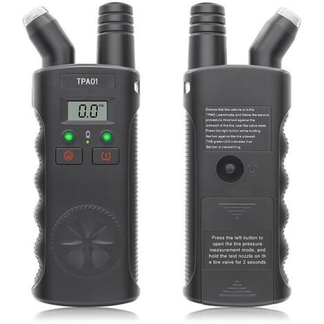 TPA01 TPMS Relearn Tool Plus - Manomètre Numérique pour Pneu avec Fonction de Réinitialisation des Capteurs de Pression - Compatible GM, Ford, 0-150 PSI (9V Batterie Non Incluse)-Alovez (1/5)