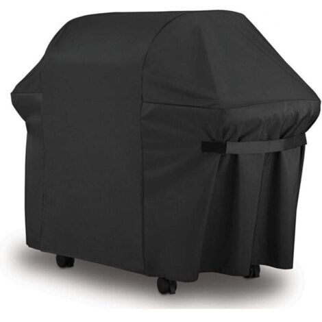 Barbecue Bâche de Protection BBQ Couverture de Gril Anti-UV/Anti-l'eau/Anti-l'humidité Imperméable Extérieur Barbuae Grill Noir pour Weber, Holland, JennAir, Brinkmann 420D Oxford(170x61x117cm)dyk-alo (1/3)