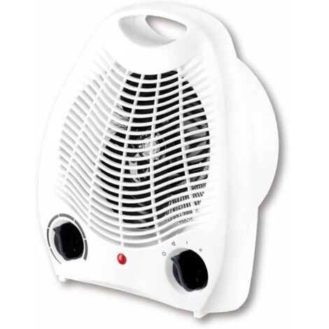 Radiateur soufflant électrique ,Réchaud électrique,1000W / 2000W , Thermo Convecteur à Air Chaud 2 Pouvoirs Bouton Intuitif, Silencieux, Portabledyk-alovez (1/4)