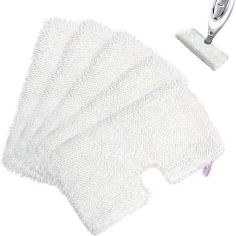 Lot de 5 tampons de vadrouille pour Shark S3501 S3550 S3601 S3601D S3801 S3801CO S3901 S2901 S2902 S4601 S4701 SE450, vadrouille à vapeur en microfibre, réutilisabledyk-alovez (1/4)