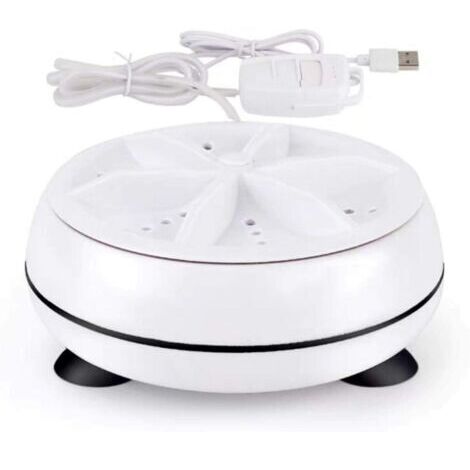 Mini machine à laver portable à ultrasons pour enlever la saleté - Câble USB - Pour voyage, maison, voyage d'affaires (1/4)