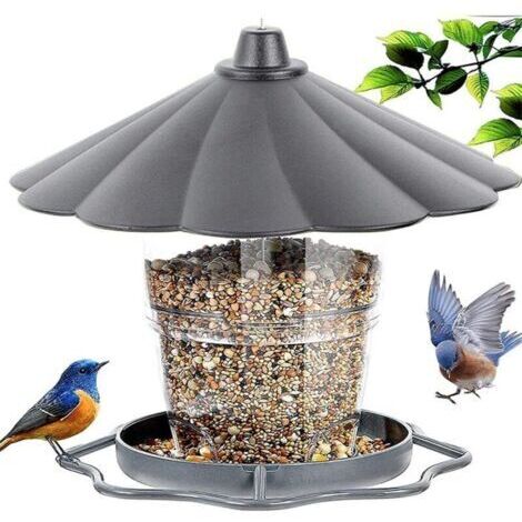 Mangeoire pour Oiseau,extérieur Mangeoire Lanterne Oiseaux, imperméable, Suspendue Convient pour la Cour de la Maisondengyank (1/5)