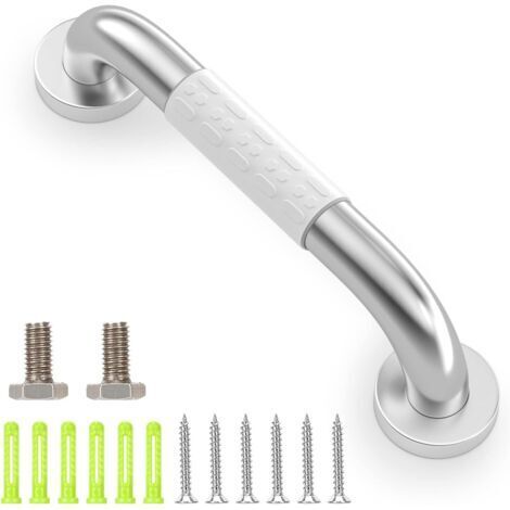 Sécurité, D'appui Acier INOX Murale, Poignée de Baignoire Antidérapante, Barre de Maintien Douche pour Salle de Bain WC 30cm, 30 x 3,2 x 10 cmdengyank (1/5)