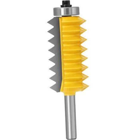 Tenon Couverts Boiserie Fraise Outil Électrique Doigt Colle Joint Routeur Bit avec 8mm Shank, Routeur Bit Woodworking Cutter - 0.3x2.1 poucesdengyank (1/5)