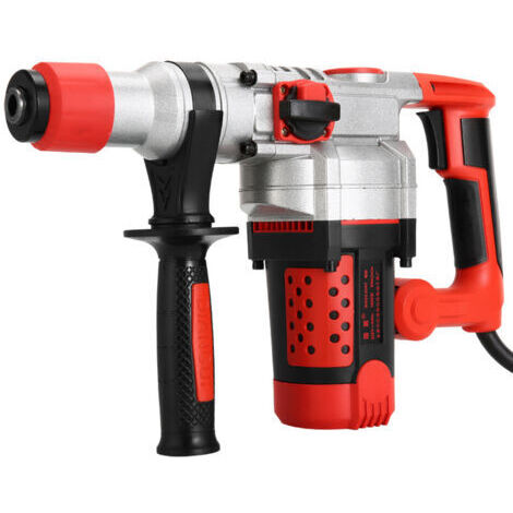 Perceuse Percussion Marteau DéMolition,Perceuse 1200W Marteau Perforateur Marteau éLectrique Perceuse Percussion Avec Coffret Pour Perforateurdengyank (1/5)