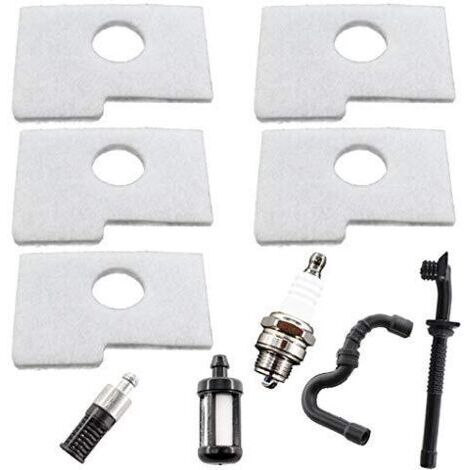 Alovez - 5X Filtre à Air pour Stihl MS180 MS170 018 017 MS 180 170 remplacer 1130 124 0800 1130 358 7700 Tronçonneuse et Autres accessoires