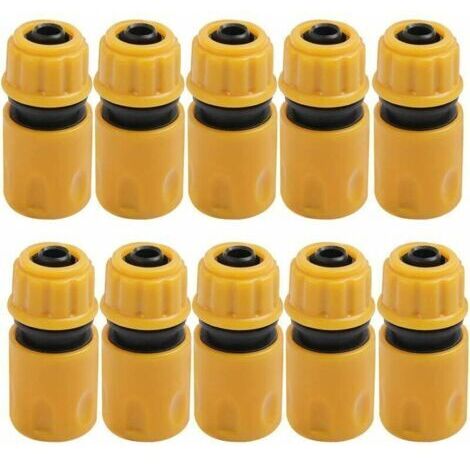 Alovez - Embout Tuyau D'arrosage 10pcs, Raccord Tuyau D'arrosage, Jardin en Plastique Raccords d'Arrosage Rapides, Raccord Arrosage, Embout Arrosage, Raccord Tuyau, Jardin Raccords d'Arrosage Rapide (1/5)