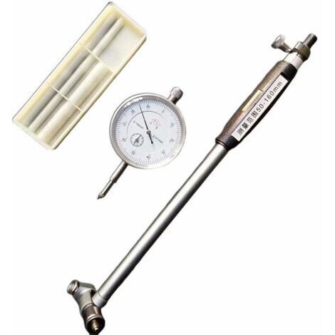 Jauge d'alésage à cadran 50-160mm 0.01mm indicateur d'échelle de trou testeur d'outil de mesure de moteur de cylindre de précision,50-160mm (1/5)
