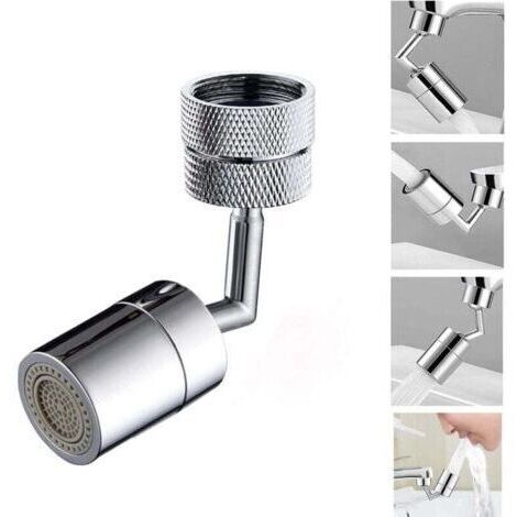 Alovez - Aérateur Robinet Évier, XU, 720° Rotatif, 2 Modes Débit - (1/4)