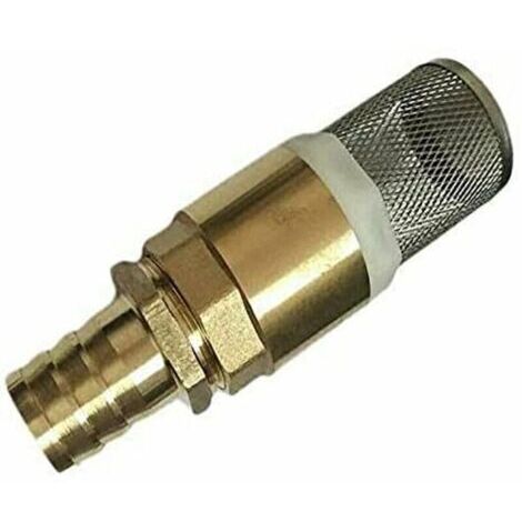 Alovez - Filtre à clapet anti-retour - avec filtre en acier inoxydable et clapet anti-retour / clapet anti-retour / clapet anti-retour de pompe 88 x 37 mm (1/5)