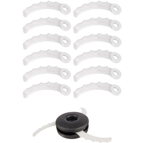 12 pièces Lame à couteaux plastiques For MAKITA , pour débroussailleuse Makita 198426-9 198383-1