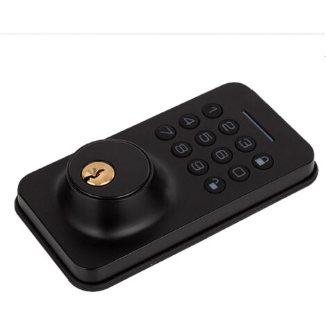 Serrure intelligente Bluetooth Tuya, serrure de porte à clé et à code pour usage domestique, en alliage de zinc, style américain deng ALOVEZ (1/4)