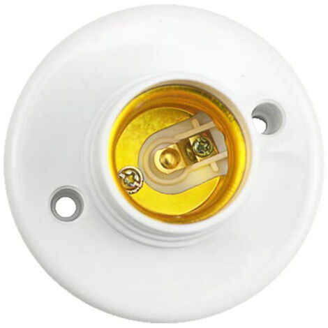 10 pièces de douilles à vis E27 en céramique, douilles pour plafond, usage domestique et professionnel, compatibles avec les ampoules LED, étanches, à filetage, en bakélite deng ALOVEZ (1/2)