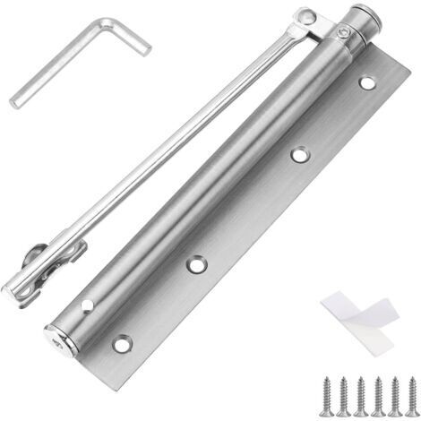 Ferme Porte, Réglable Ferme Porte à Ressort, Acier Inoxydable Ferme-Portes Hydraulique à Ressort, Capacité de Charge Max 30kg, pour Portes Intérieures et Extérieures, Maisons, Bureaux (1/5)