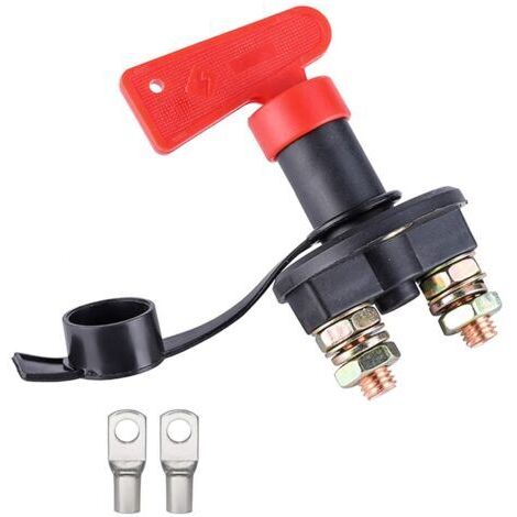 Isolateur Interrupteur de Batterie 12V Principal de Déconnexion de Batterie avec Clés 300A Battery Switch pour Bateau Voiture Camion (1/5)