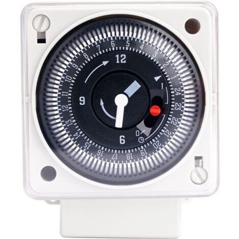 Mechanical Timer, 220-240V 16A, 24 Hours Daily Analog Universal Switch - Single Channel Time Switch, Divided Immersion Timer (1/5)