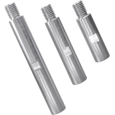 3 x Aluminium Alloy M14 Angle Grinder Extension Rod 75 mm 100 mm 140 mm M14 Thread Adapter for Polishing and Grinding Tools (1/5)