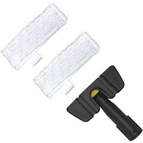 Accessoires de rechange pour nettoyeur vapeur - Buse portable pliable avec chiffons en microfibre pour nettoyer les surfaces dures