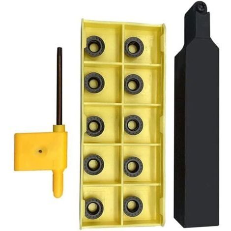 Turning Tool Set Metal Lathe Tool Holder for Turning Slotting Thread Tungsten Carbide Inserts 20mm (1/5)