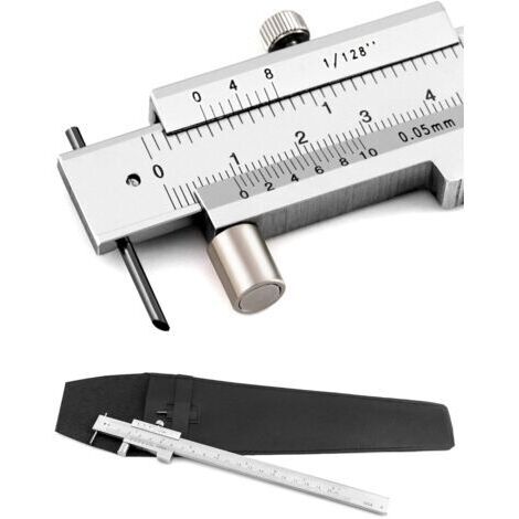 Vernier Caliper 0-20cm Vernier Vernier Caliper Stainless Steel Marking Tools (1/5)