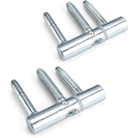 Charniere Porte, 2 Pièces Charniere Porte Lourde, Trident Conique Gond Portail, Convient aux Portes Profilées et aux Portes en Bois