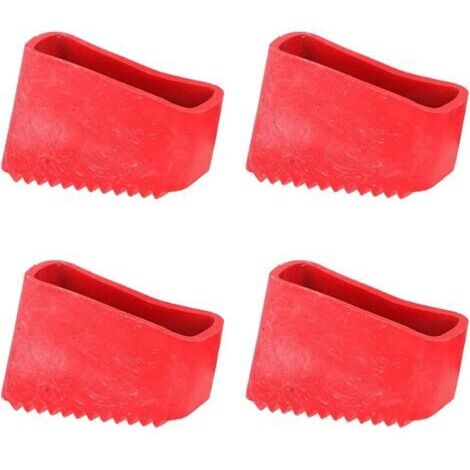 4 Pièces Couvre-Pieds D'échelle, Pieds d'échelle en caoutchouc, pour Escaliers Revêtements en Caoutchouc Antidérapants, Coussin de Protection D'échelle pour échelles Télescopiques (1/5)