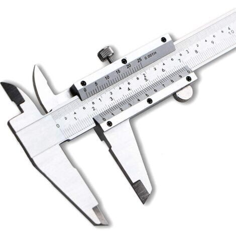Pied à Coulisse 0-150mm 0-6" Pied a Coulisse Outil de Mesure 0.02mm/0.001" précision pour Professionnel/l'industrie/le Bricolage/la Maison avec étui de Rangement