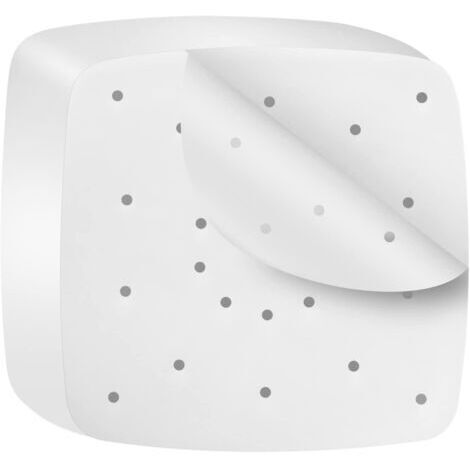 Lot de 200 feuilles de papier sulfurisé pour friteuse à air chaud, papier sulfurisé perforé, papier de cuisson carré pour friteuse à air chaud (1/5)