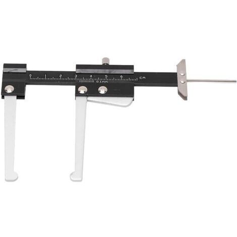 Brake Disc Depth Caliper Metric Measuring Caliper Tire Tread Depth Gauge 0-60mm Accuracy 0.1mm Brake Disc Depth Gauge Ruler P