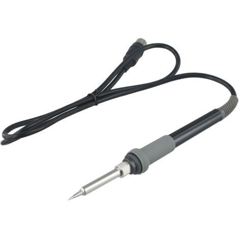 Station de poignée de fer à souder 6 broches compatible avec FX888, FX888D, FX8801, connecteur de station de soudage, fil en silicone résistant aux hautes températures (1/5)