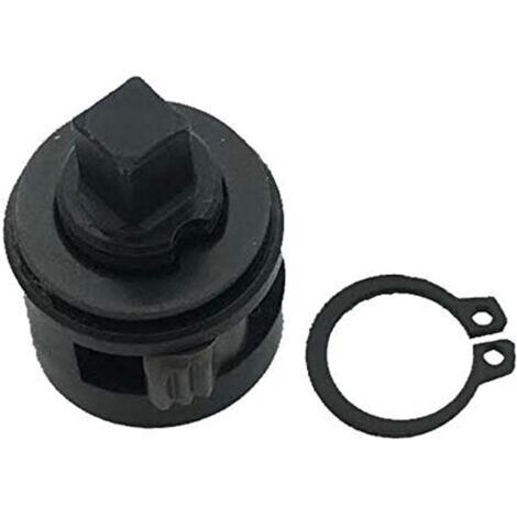 Kit d'entretien d'enclume à tête de cliquet noir pour cliquet M12 38, lot de 2 pièces en plastique compatible avec les modèles 2457-20, conçu pour des réparations rapides et fiables (1/5)