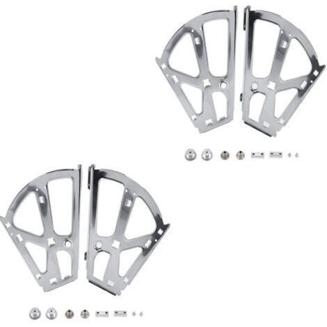 2 Pack Charnière pour meuble,Chaussures Tiroir Cabinet Charnières Turing Rack En Acier Cadre Charnières Pièces Meubles (2 Layers) 2 Pcs (1/5)