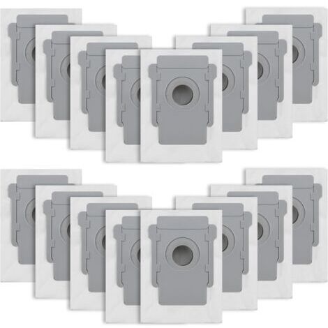 Lot de 16 Sacs d'aspirateur pour IRobot Roomba i7/i7+/i3/i3+/i4/i4+/i6/i6+/i8/i8+/S9/S9+/j7/j7+/E5/E6/E7 Sac de rechange pour IRobot Roomba I7 Kit d'accessoires,Convient aux familles (1/5)