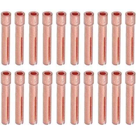 20 pièces pince TIG électrode de tungstène à orifice de 1,6 mm pour accessoires de torche de soudage QQ150 WP-9F (1/5)