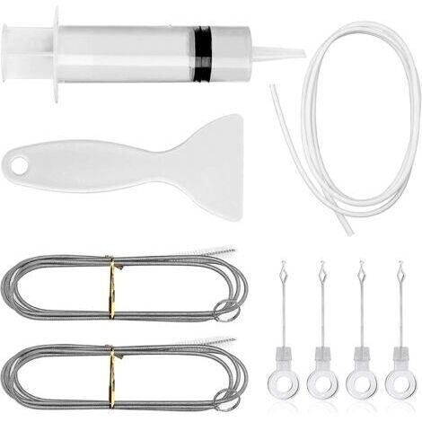 Nettoyage pour Réfrigérateur, 9 Pièces Outil de nettoyage réfrigérateur Dissolvant de trou de vidange Trou de Vidange de Réfrigérateur Brosse Frigo, Pour Cuisine à Domicile (1/5)