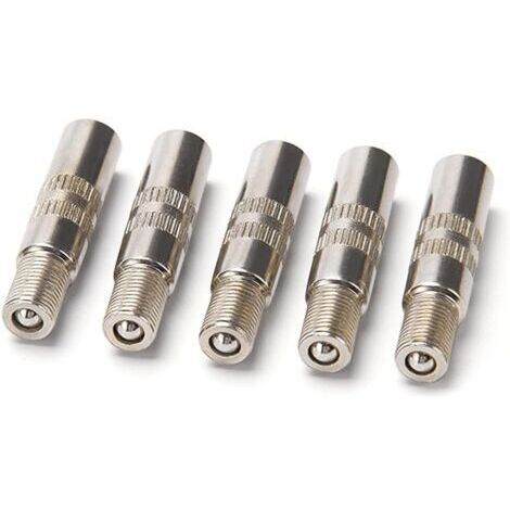 5 Pièces Métal Adaptateur d'extension de Valve de Pneu, Capuchon De Valve Adaptateur, Valve de Roue Automobile en Métal, pour Voiture, Camion, Camionnette, Caravane (1/5)