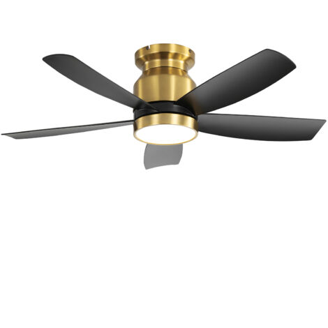 42-Zoll-Deckenventilator mit LED-Licht – Gleichstrommotor, dreifarbige Dimmbarkeit, Memory-Funktion, Timer (1/4/8 Stunden), geeignet für Schlafzimmer und Wohnzimmer (1/5)