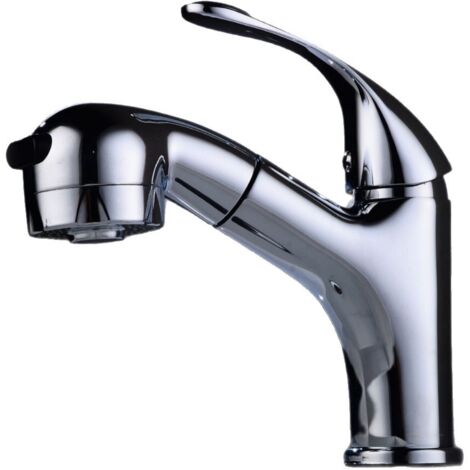 Robinet de bassin pour table de shampooing en cuivre, flexible et avec mélangeur pour bain d'enfants - Alovez (1/5)