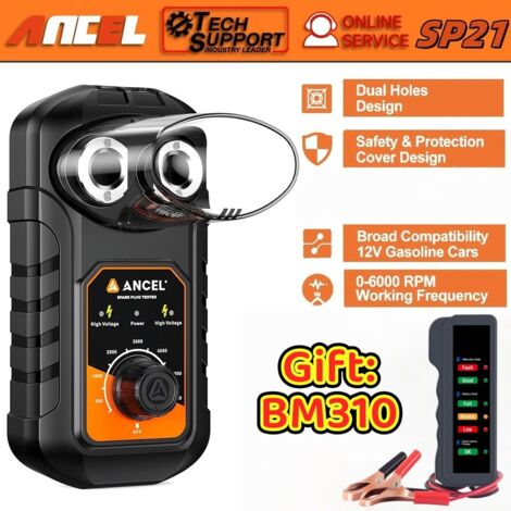 Testeur de Bougie d'Allumage 12V pour Voiture Alovez - Compatible avec la Majorité des Véhicules, Détection Rapide des Défaillances des Bougies (1/5)