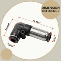 1/4 Clapet Anti-Retour Pneumatique à Filetage Femelle, Valve Anti