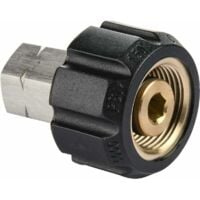 Tool Daily Adaptateur De Nettoyeur Haute Pression, Raccord Femelle Métrique M22 Vers 1/4" Mâle NPT, 5000 PSI