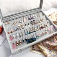 Homde Boîte à Bijoux, Porte Bijoux, Rangement Bijoux, avec Fenêtre