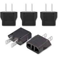5x Adaptateur de Voyage,adaptateur prise france vers usa,adaptateur prise usa,adaptateur usa,adaptateur prise canada,Adaptateur Prise Universelle Americaine/Chine/Japon/Canada/Mexique