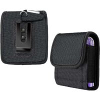 Étui de protection pour téléphone portable avec clip ceinture pour Samsung Galaxy Z Flip/Z Flip 5G/Z Flip 3 5G (toile Oxford)