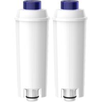 Water filter for Delonghi Magnifica Coffee Machine, soften water, reduce limescale - including versions of ECAM, Esam, ETAM series (2pcs)