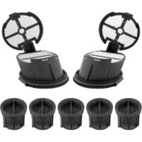(7 pièces) filtres de rechange compatibles avec aspirateur sans fil H14PRO/H20 Ultra/H30 Ultra, kit d'accessoires de filtres, vertical filtre pour aspirateur, filtre à cartouche