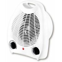 Radiateur soufflant électrique ,Réchaud électrique,1000W / 2000W , Thermo Convecteur à Air Chaud 2 Pouvoirs Bouton Intuitif, Silencieux, Portabledengyank