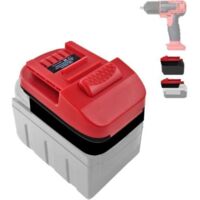 Pour adaptateur Snap on 18V, adapté aux batteries au lithium DeWalt 20V 60V et Milwaukee M18 vers batteries CTB8185 CTB7185 CTB8187, adapté aux outils électriques 18V